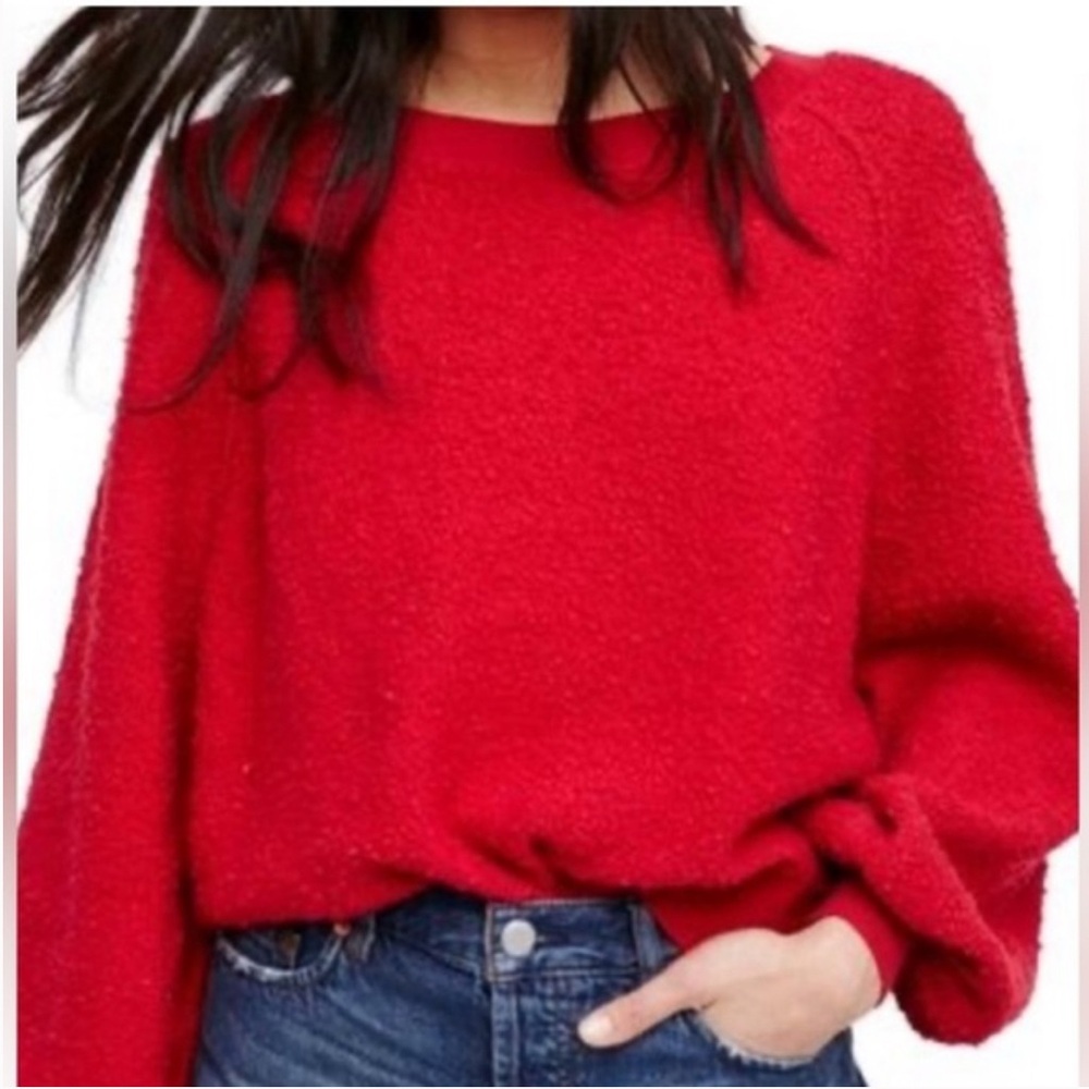 Women's Red Sweater - Picture 2 of 2